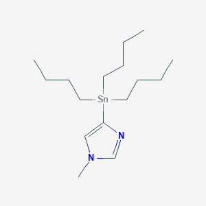 molecular formula C16H32N2Sn B105378 1-Methyl-4-(tributylstannyl)-1H-imidazole CAS No. 446285-73-0