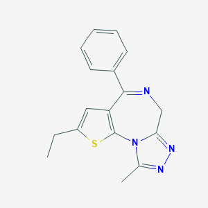 molecular formula C17H16N4S B105385 Deschloroetizolam CAS No. 40054-73-7