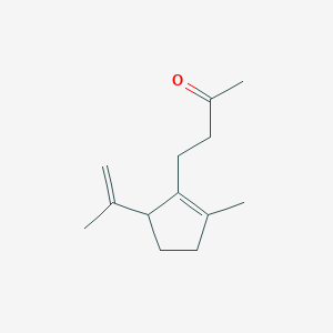 molecular formula C13H20O B105397 4-(5-Isopropenyl-2-methyl-1-cyclopenten-1-yl)-2-butanone CAS No. 87-45-6