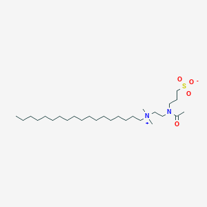 molecular formula C27H56N2O4S B010541 AMMONIUM SULFOBETAINE-2, TECH., 90 CAS No. 103683-19-8