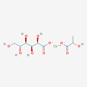 molecular formula C9H16CaO10 B105414 Calcium lactate gluconate CAS No. 11116-97-5
