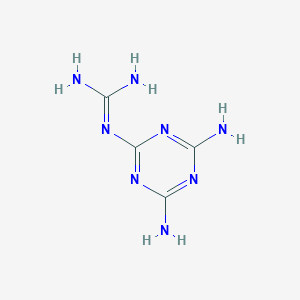 molecular formula C4H8N8 B105420 Guanylmelamine CAS No. 4405-08-7