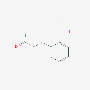 B105438 3-(2-(Trifluoromethyl)phenyl)propanal CAS No. 376641-58-6