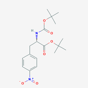 molecular formula C18H26N2O6 B105446 N-Boc-4-nitro-L-phenylalanine-T-butyl ester CAS No. 116366-27-9