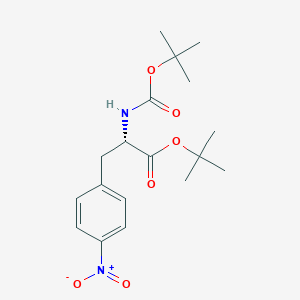 molecular formula C18H26N2O6 B105446 N-Boc-4-nitro-L-phenylalanine t-Butyl Ester CAS No. 116366-27-9