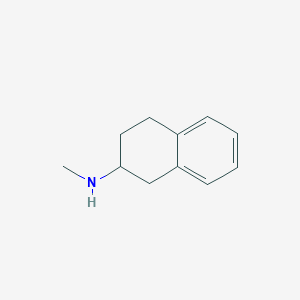 molecular formula C11H15N B105447 N-methyl-1,2,3,4-tetrahydronaphthalen-2-amine CAS No. 19485-85-9