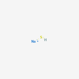 molecular formula NaHS<br>HNaS B105448 硫化氢钠 CAS No. 16721-80-5