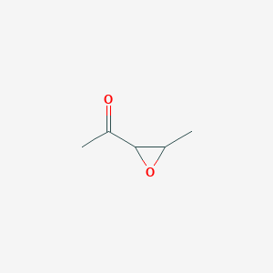 molecular formula C5H8O2 B105452 1-(3-Methyloxiran-2-yl)ethanone CAS No. 17257-79-3
