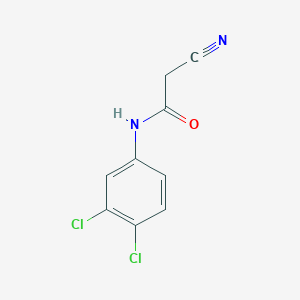 molecular formula C9H6Cl2N2O B105455 2-Cyano-N-(3,4-dichlorophenyl)acetamide CAS No. 15386-80-8