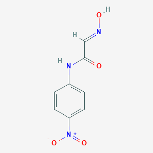molecular formula C8H7N3O4 B105473 2-Hydroxyimino-N-(4-nitro-phenyl)-acetamide CAS No. 17122-62-2