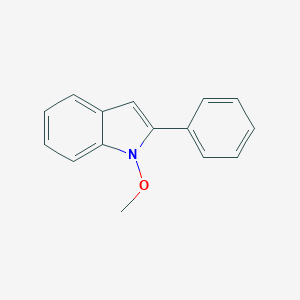 molecular formula C15H13NO B105476 1-Methoxy-2-phenyl-1H-indole CAS No. 16616-82-3