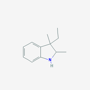 molecular formula C12H17N B105491 3-Ethyl-2,3-dimethylindoline CAS No. 18781-59-4