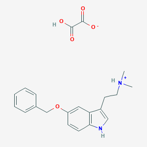molecular formula C21H24N2O5 B010550 5-Benzyloxy-N,N-dimethyltryptamine oxalate CAS No. 101832-88-6
