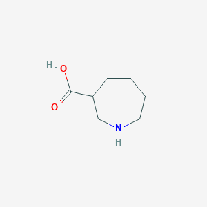 molecular formula C7H13NO2 B105531 Azepane-3-carboxylic acid CAS No. 77974-81-3