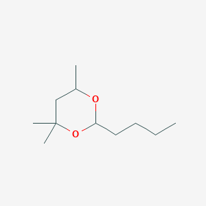 molecular formula C11H22O2 B010554 2-Butyl-4,4,6-trimethyl-1,3-dioxane CAS No. 54546-26-8