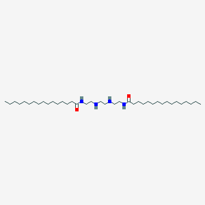 molecular formula C38H78N4O2 B105544 N,N'-[Ethane-1,2-diylbis(iminoethane-2,1-diyl)]bishexadecan-1-amide CAS No. 19019-45-5