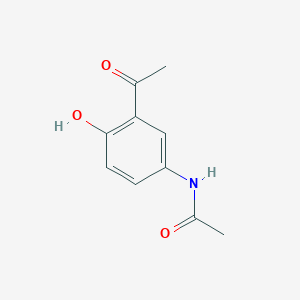 molecular formula C10H11NO3 B105552 N-(3-乙酰-4-羟基苯基)乙酰胺 CAS No. 7298-67-1