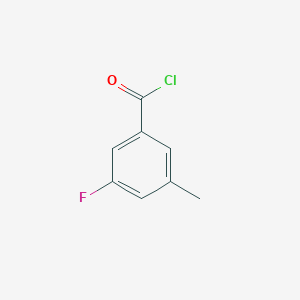 molecular formula C8H6ClFO B105557 3-Fluoro-5-methylbenzoyl chloride CAS No. 886497-77-4