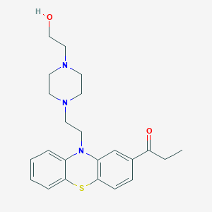 molecular formula C24H31N3O2S B105584 Carphenazine CAS No. 2622-30-2