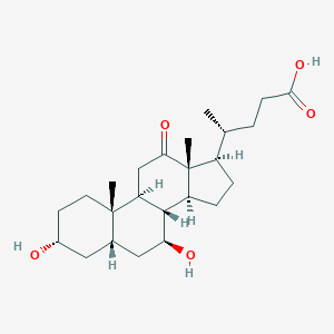 molecular formula C24H38O5 B105586 12-Oxo-ursodeoxycholic acid CAS No. 81873-91-8