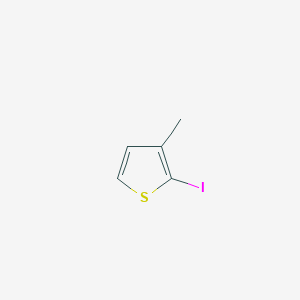 molecular formula C5H5IS B105595 2-Iodo-3-methylthiophene CAS No. 16494-40-9
