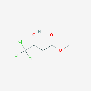 molecular formula C5H7Cl3O3 B105601 Methyl 4,4,4-trichloro-3-hydroxybutanoate CAS No. 19487-29-7