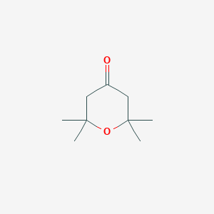 molecular formula C9H16O2 B105610 2,2,6,6-Tetramethyloxan-4-one CAS No. 1197-66-6