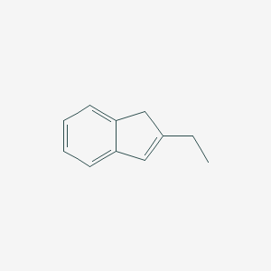 molecular formula C11H12 B105611 2-Ethyl-1h-indene CAS No. 17059-50-6