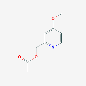 molecular formula C9H11NO3 B105628 (4-methoxypyridin-2-yl)methyl Acetate CAS No. 16665-37-5