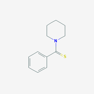 molecular formula C12H15NS B105635 1-(Phenylthioxomethyl)piperidine CAS No. 15563-40-3