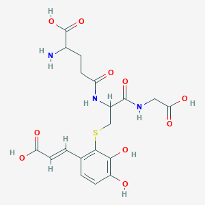 molecular formula C19H23N3O10S B010564 2-S-谷胱甘肽咖啡酸 CAS No. 100045-68-9