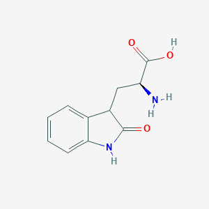 molecular formula C11H12N2O3 B105657 beta-3-Oxindolylalanine CAS No. 16008-59-6