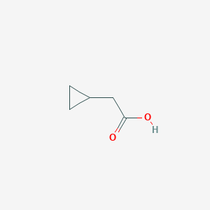 molecular formula C5H8O2 B105668 Cyclopropaneacetic acid CAS No. 5239-82-7