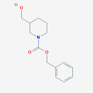 molecular formula C14H19NO3 B105679 Benzyl 3-(hydroxymethyl)piperidine-1-carboxylate CAS No. 39945-51-2