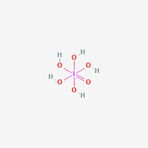 molecular formula H5IO6 B105680 Orthoperiodic acid CAS No. 10450-60-9