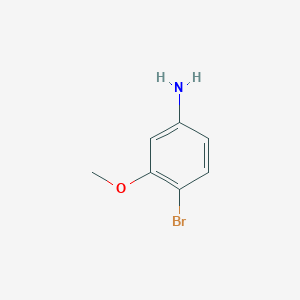 molecular formula C7H8BrNO B105682 4-溴-3-甲氧基苯胺 CAS No. 19056-40-7