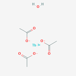 molecular formula C6H11O7Tb B105684 乙酸铽水合物 CAS No. 16922-07-9