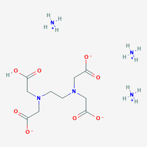 molecular formula C10H25N5O8 B105685 Triammonium hydrogen ethylenediaminetetraacetate CAS No. 15934-01-7