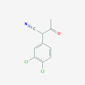 molecular formula C10H7Cl2NO B105689 2-(3,4-Dichlorophenyl)-3-oxobutanenitrile CAS No. 6097-31-0