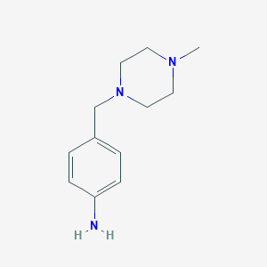molecular formula C12H19N3 B105697 4-(4-Methylpiperazin-1-ylmethyl)phenylamine CAS No. 70261-82-4