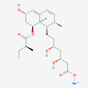 molecular formula C23H35NaO7 B001057 Pravastatin sodium CAS No. 81131-70-6