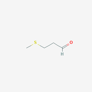molecular formula C4H8OS<br>CH3SCH2CH2CHO<br>C4H8OS B105701 3-(Methylthio)propionaldehyde CAS No. 3268-49-3