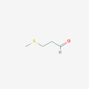 molecular formula C4H8OS<br>CH3SCH2CH2CHO<br>C4H8OS B105701 甲硫醛 CAS No. 3268-49-3