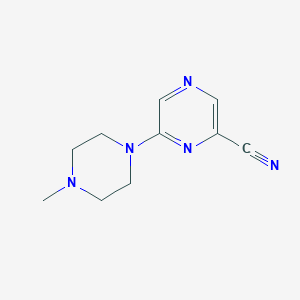 6-(4-Methylpiperazin-1-yl)pyrazine-2-carbonitrile