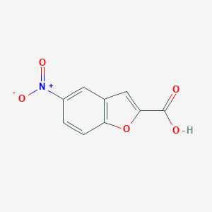 molecular formula C9H5NO5 B105715 5-Nitrobenzofuran-2-carboxylic acid CAS No. 10242-12-3