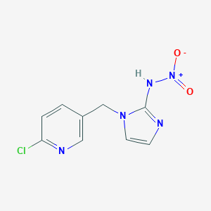 molecular formula C9H8ClN5O2 B105727 Imidacloprid-olefin CAS No. 1115248-04-8