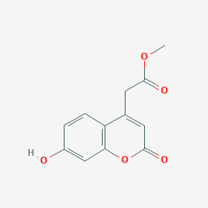molecular formula C12H10O5 B105740 methyl (7-hydroxy-2-oxo-2H-chromen-4-yl)acetate CAS No. 15991-13-6