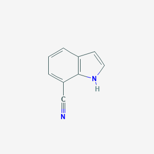 molecular formula C9H6N2 B105743 1H-indole-7-carbonitrile CAS No. 96631-87-7