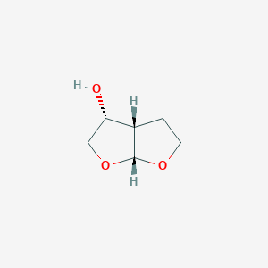 molecular formula C6H10O3 B105745 (3r,3as,6ar)-Hexahydrofuro[2,3-B]furan-3-Ol CAS No. 156928-09-5