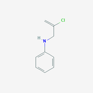 molecular formula C9H10ClN B105746 N-(2-chloroprop-2-enyl)aniline CAS No. 15332-67-9